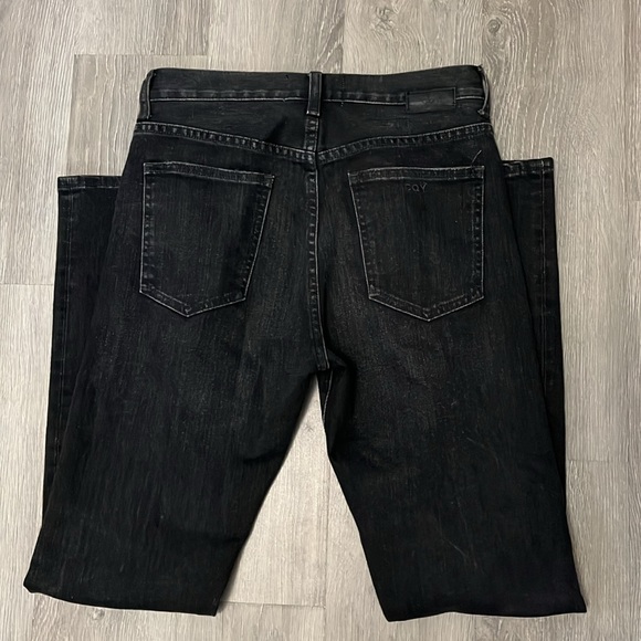 CQY Denim The Icon High-Rise Slim Jeans in Unify Black - Picture 8 of 12